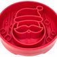 Santa Design Enrichment Slow Feeder Bowl