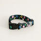 Black Popcorn Dog Collar