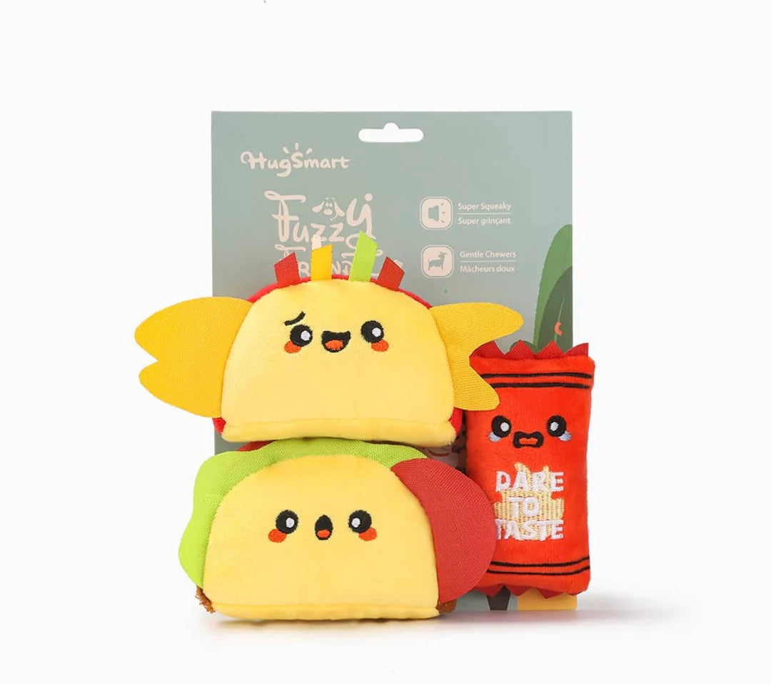 Taco Pupper Friend Toy (Set of 3)