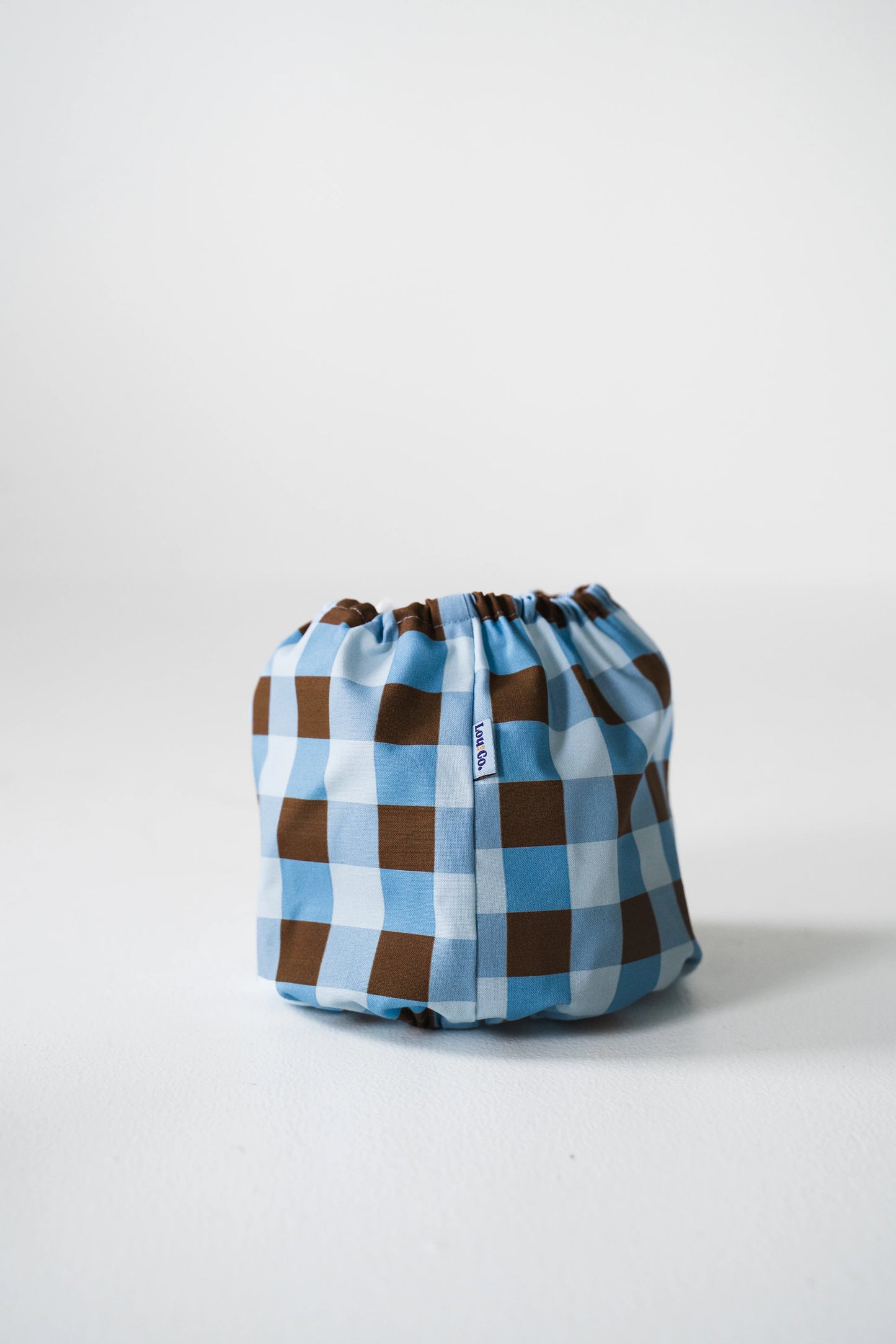 Checkered Blue Snood