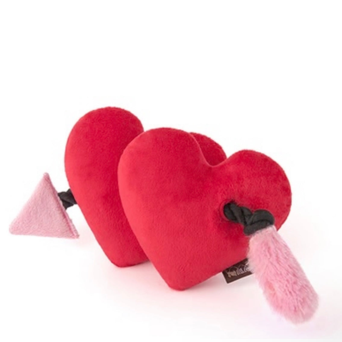 Fur-ever Hearts Squeaky Plush Toy