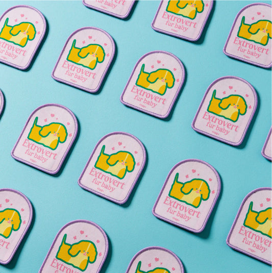 Extrovert Fur Baby Leash Patch