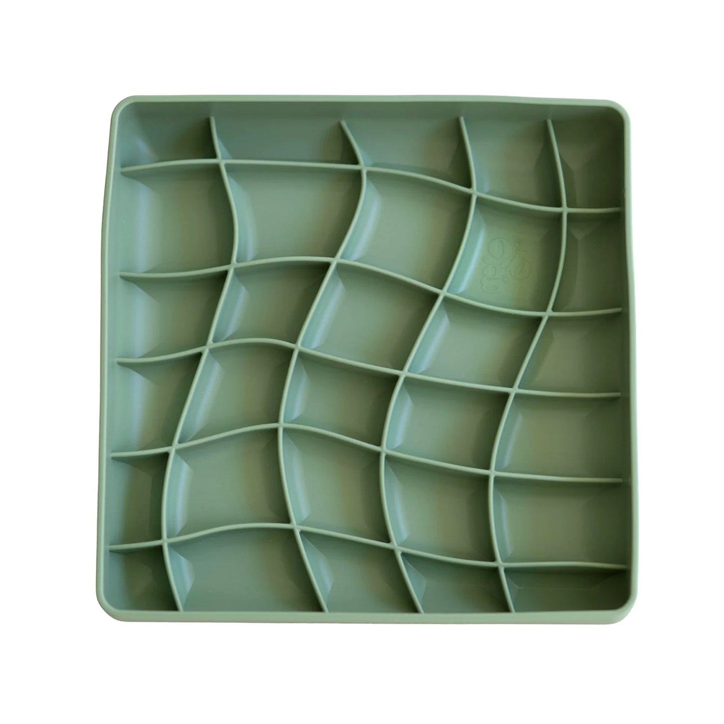 wavies slow feeder bowl | artichoke