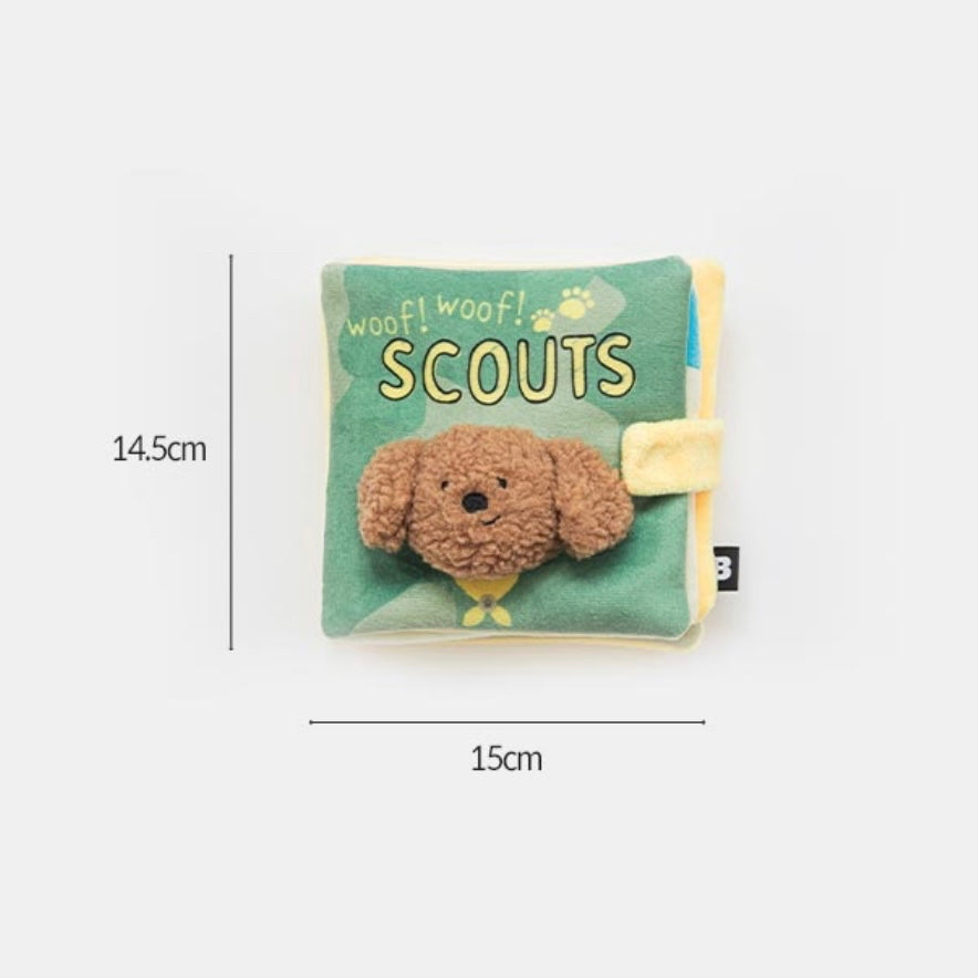 Woof Woof Scouts Nosework Book Toy
