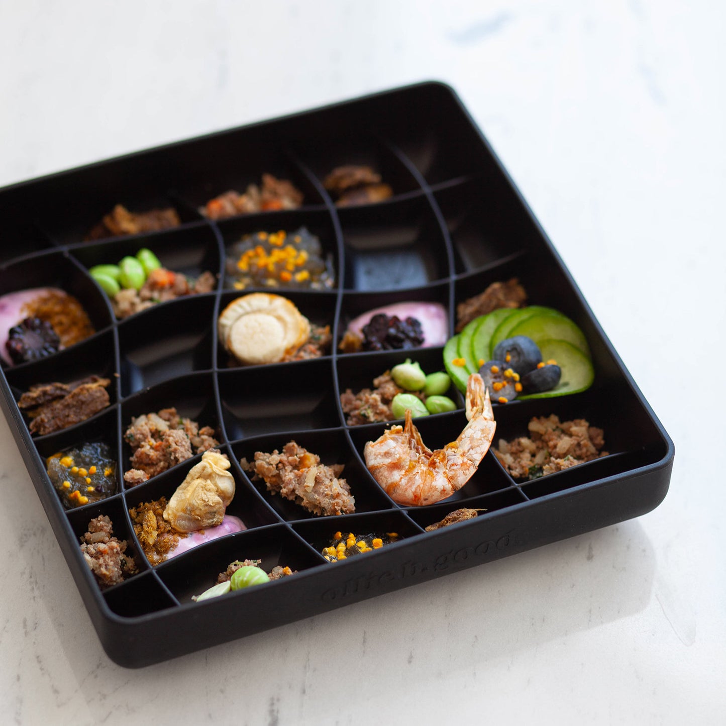 wavies slow feeder bowl | blackberry