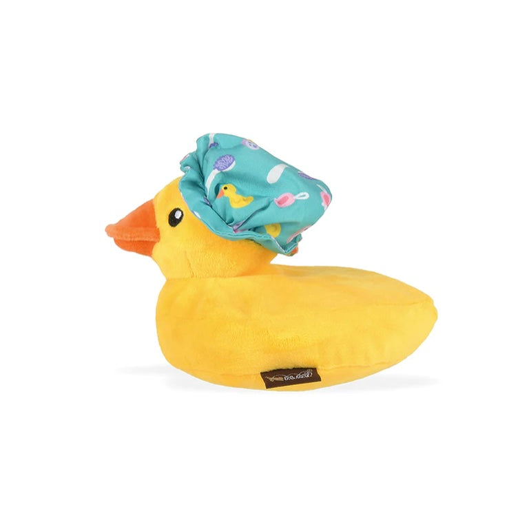 Bubbles The Duck Squeaky Plush Toy