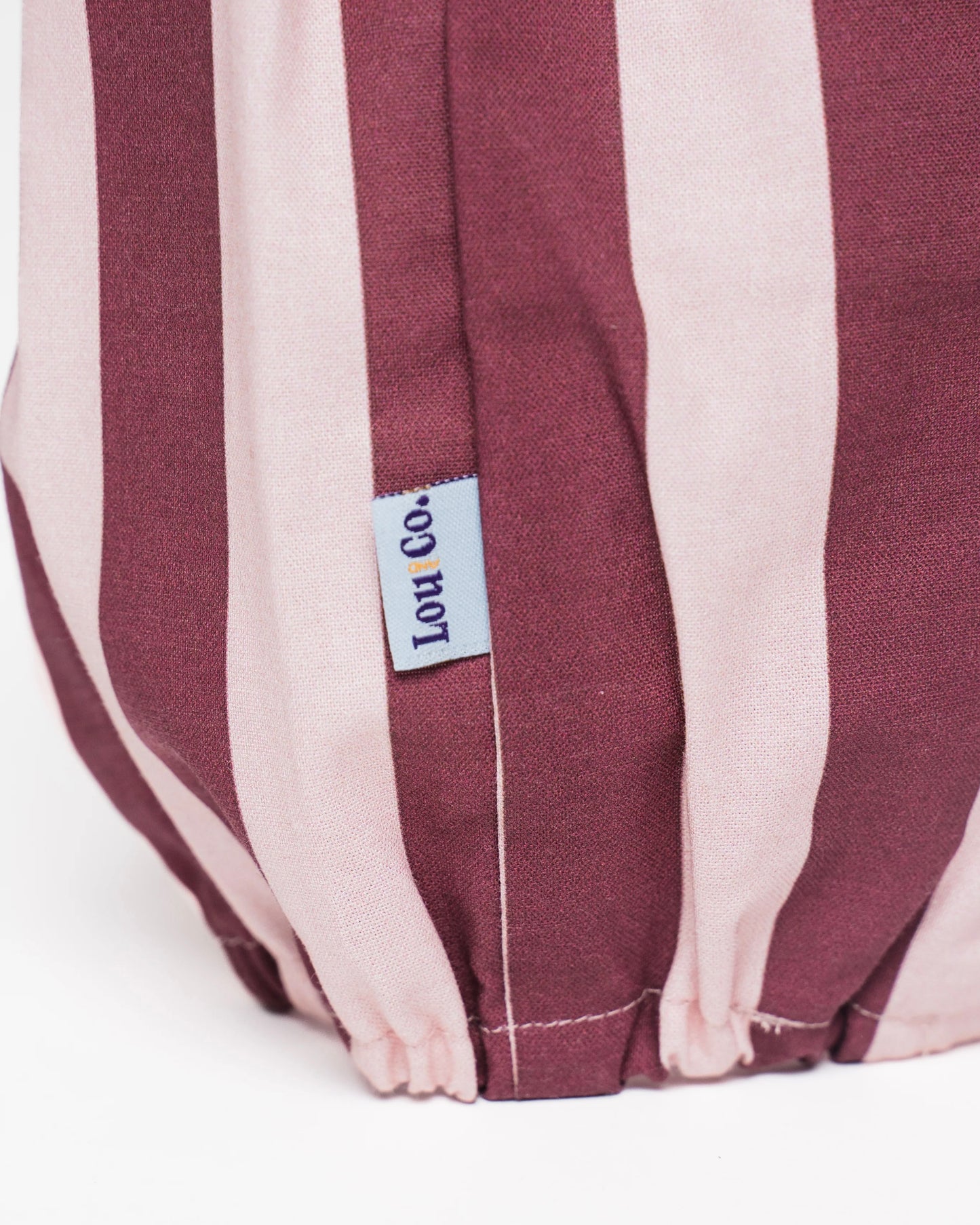 Burgundy Stripes Snood