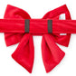 Cranberry Velvet Sailor Bow