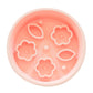 Flower + Leaf Slow Feeder Bowl (Peach)