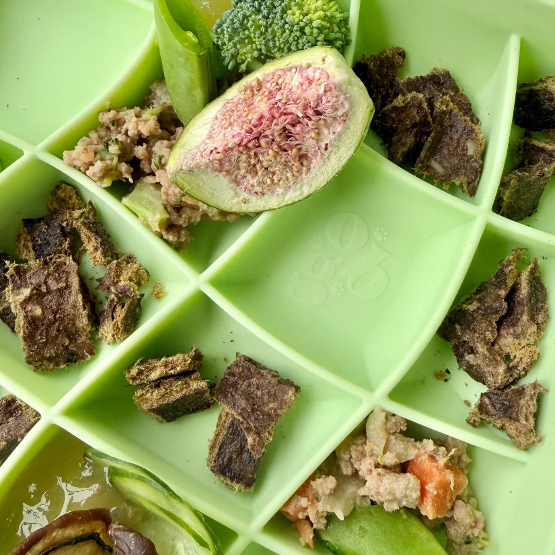 wavies slow feeder bowl | honeydew