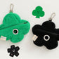 Black Flower Poop Bag Pouch