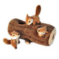 Log with 3 Chipmunks Interactive Toy