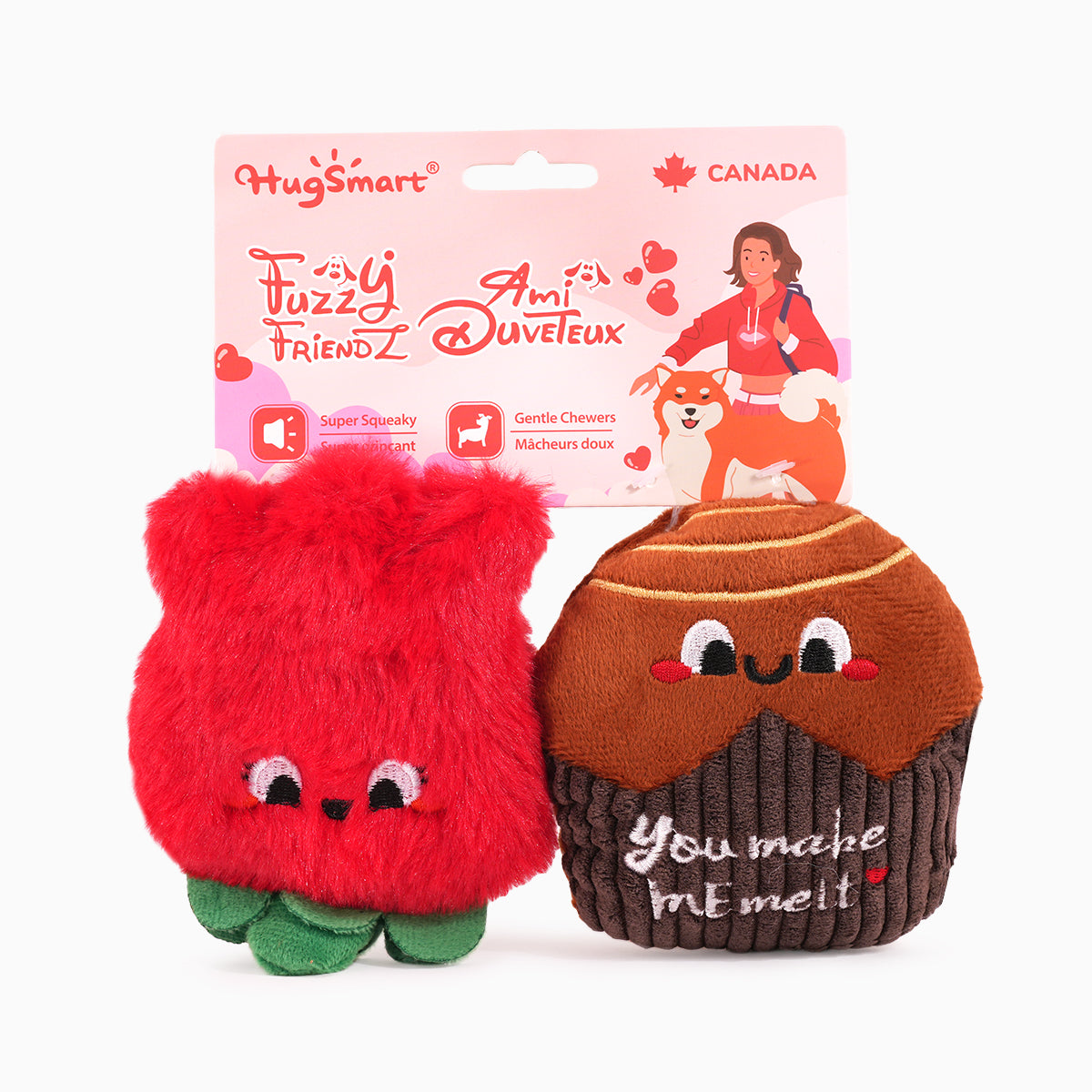 Truffle Chocolate and Rose Toy PUPPERLICK Truffle Chocolate and Rose Toy PUPPERLICK