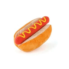 Hot Diggy Dog Squeaky Plush Toy (Mini Size)
