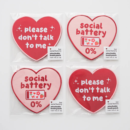 low social battery attachable patch