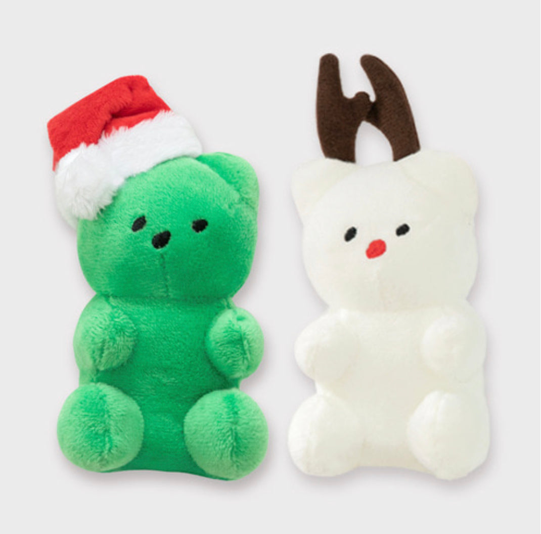 Rudolph & Santa Jelly Bear Toy