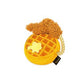 Chicken & Woofles Squeaky Plush Toy (Mini Size)