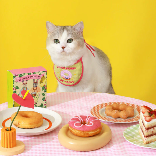 Donut Worry Be Happy Bib