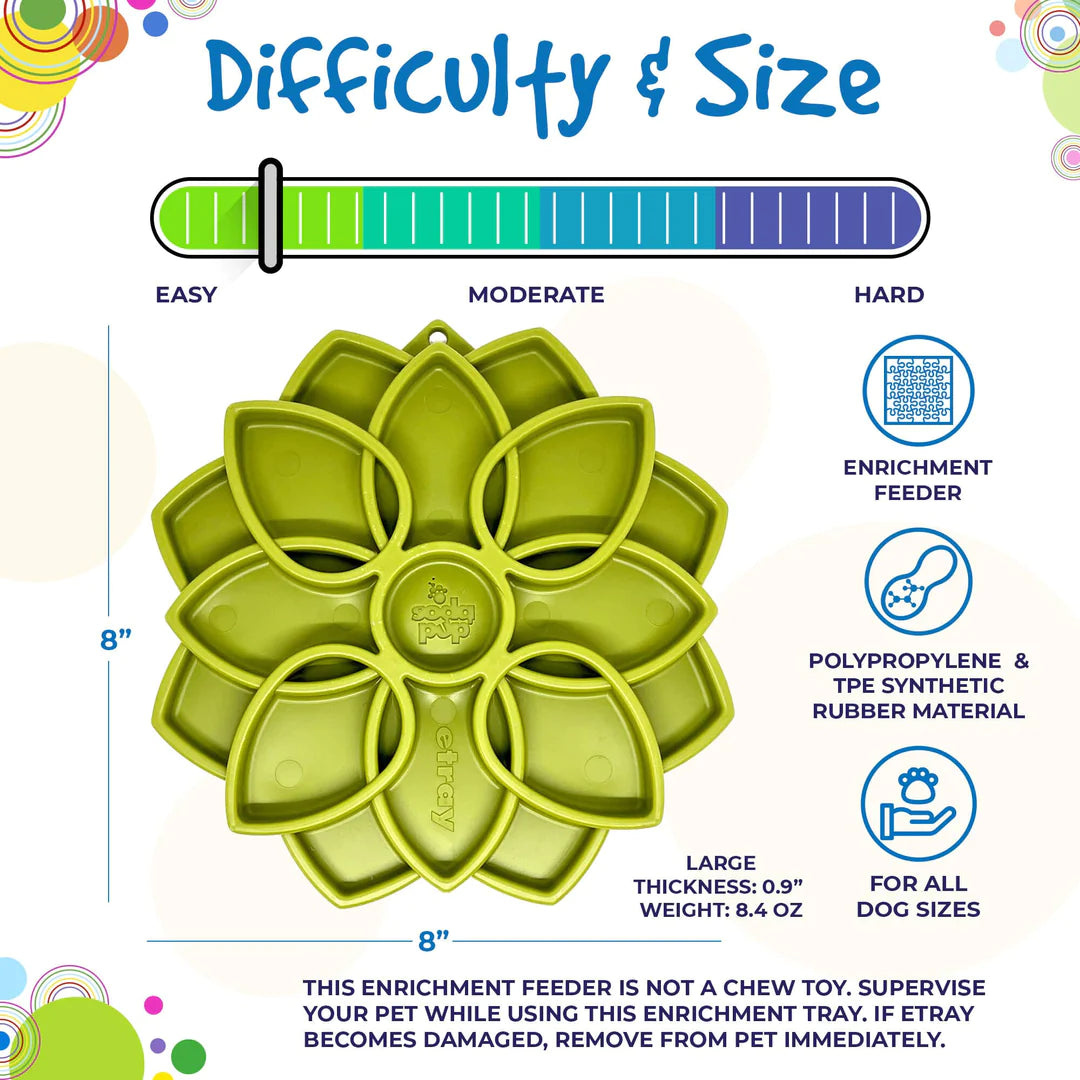 Mandala Design Enrichment Tray