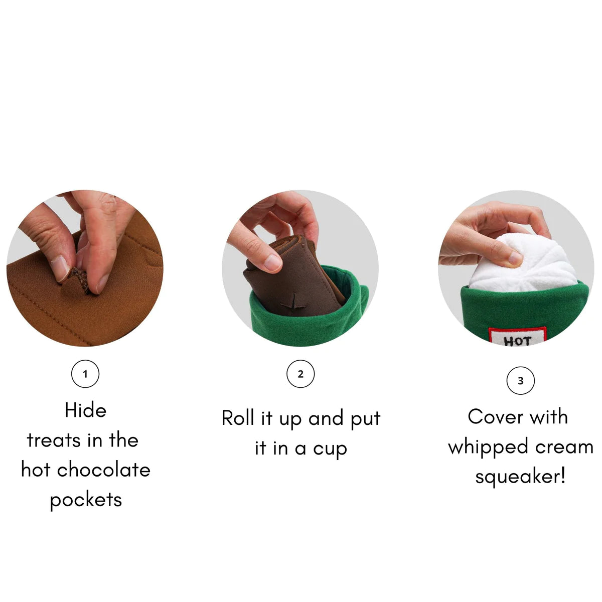 Hot Chocolate Nosework Toy