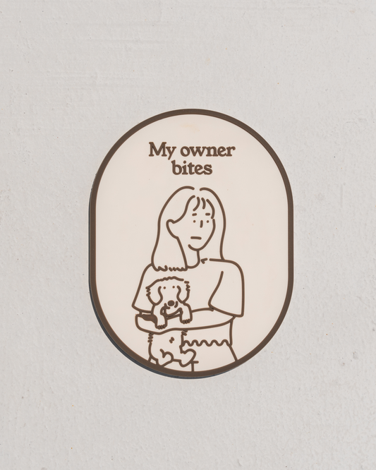 My Owner Bites Leash Patch
